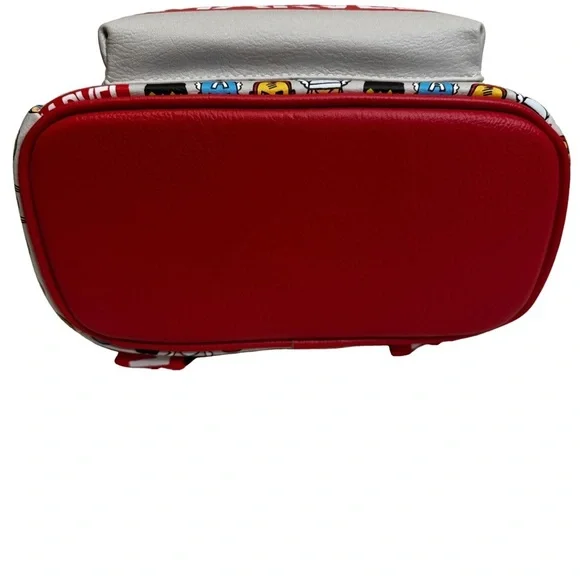 Loungefly Disney Parks Marvel Backpack 2024 Red and Gray Chibi Design Logo NWT - Picture 5 of 12